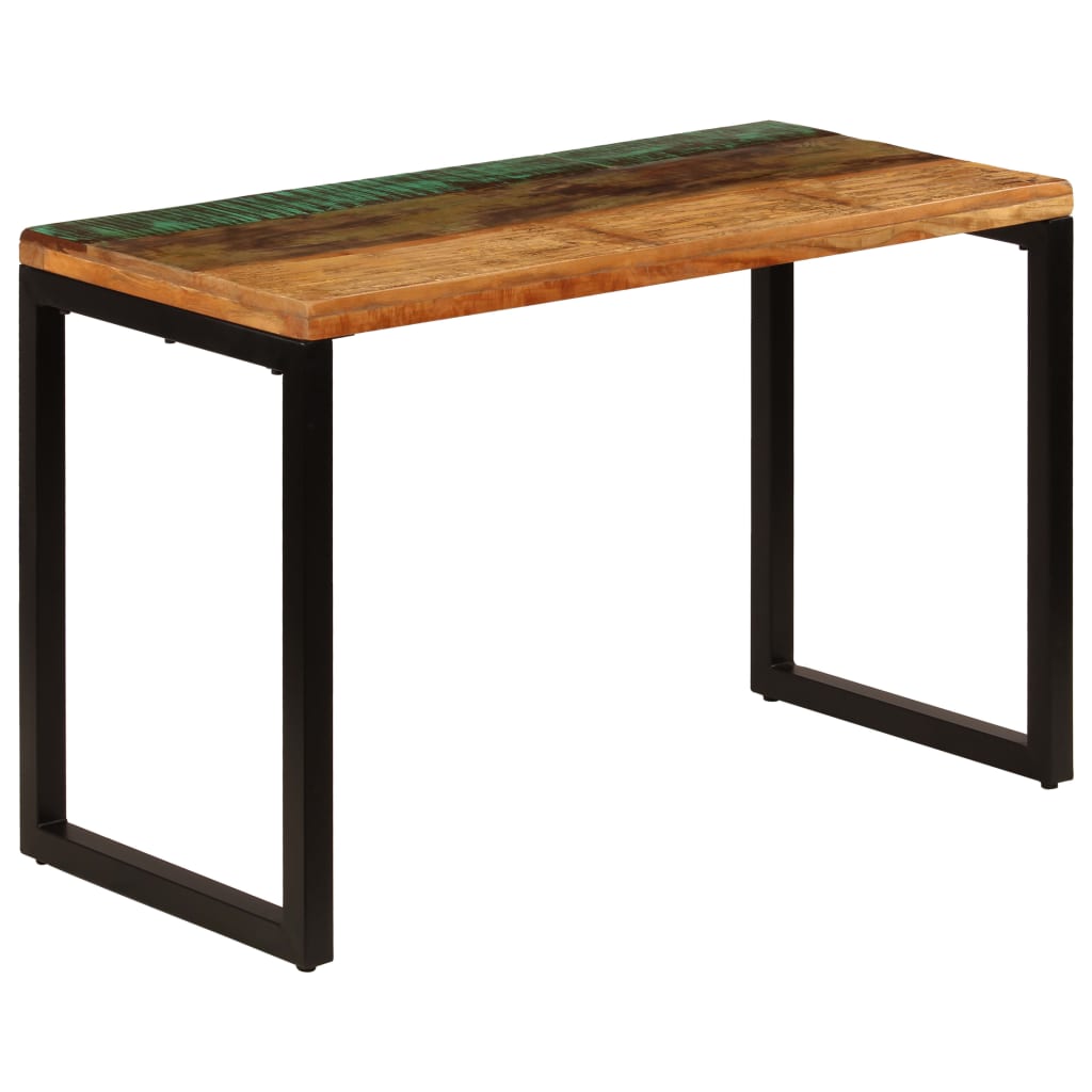 Ruokapöytä 115x55x76 cm uusiokäytetty puu ja teräs - Sisustajankoti.fi