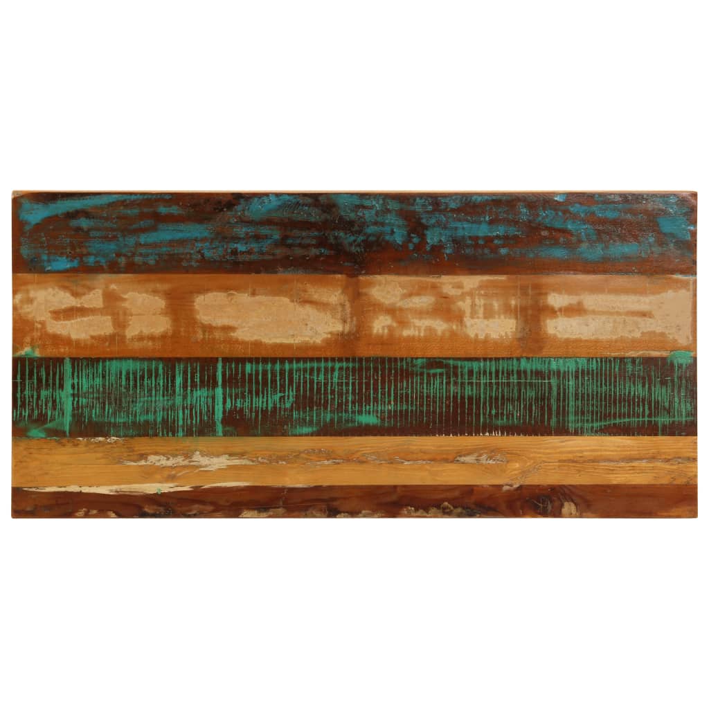 Ruokapöytä 115x55x76 cm uusiokäytetty puu ja teräs - Sisustajankoti.fi