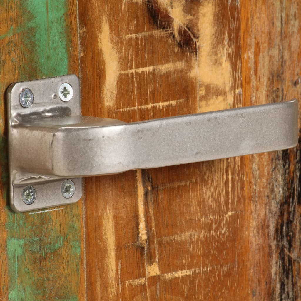 Yöpöytä 50x30x50 cm täysi kierrätetty puu - Sisustajankoti.fi