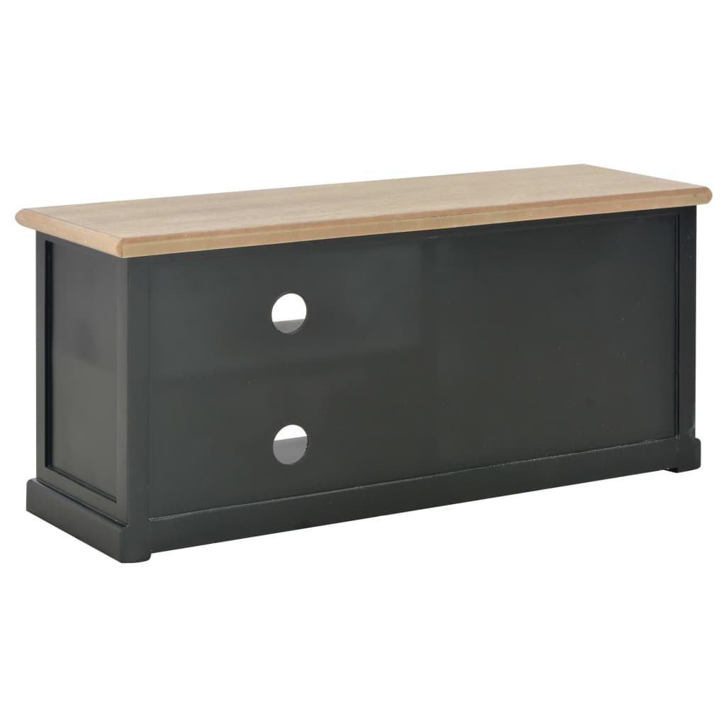 TV-taso musta 90x30x40 cm puu - Sisustajankoti.fi