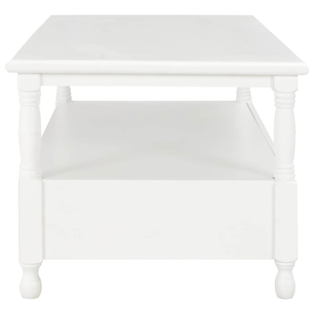 Sohvapöytä valkoinen 100x55x45 cm puu - Sisustajankoti.fi