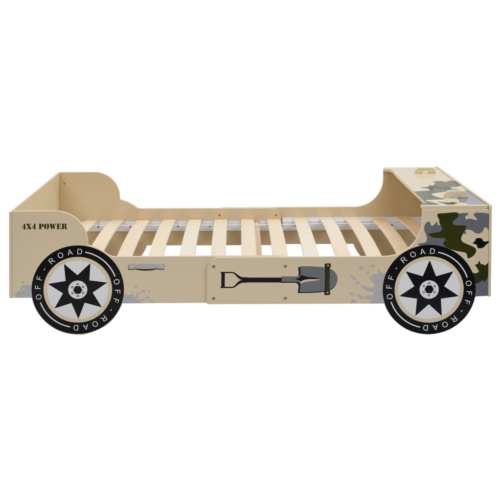 Lastensänky maastoauto 90x200 cm maastokuvio - Sisustajankoti.fi