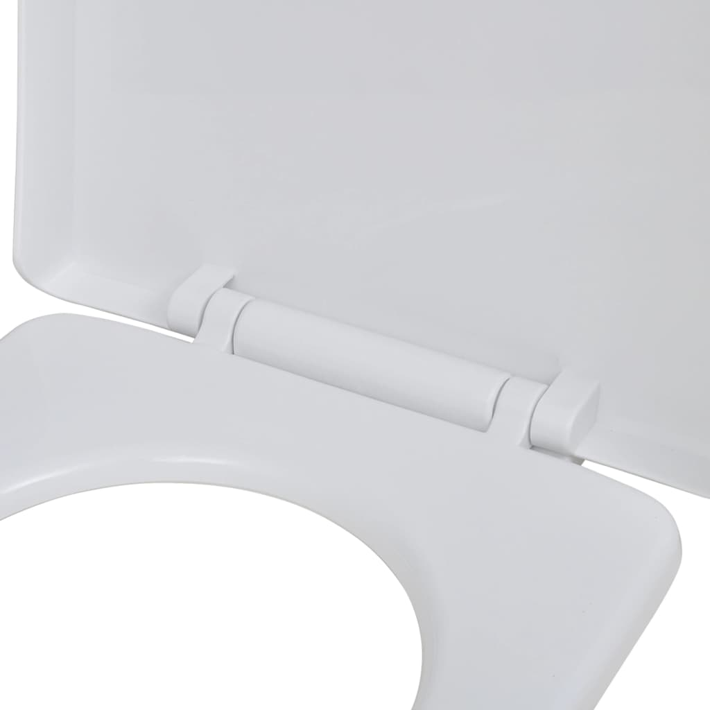 WC-istuimet soft-close kansilla 2 kpl muovi valkoinen - Sisustajankoti.fi