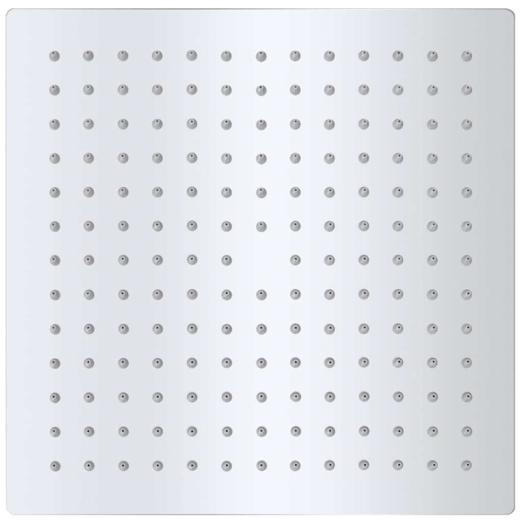 Sadesuihkupää 2 kpl ruostumaton teräs 25 x 25 com - Sisustajankoti.fi