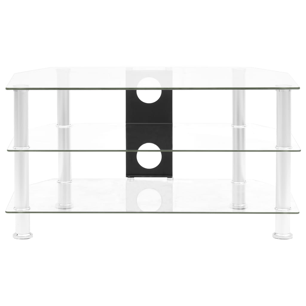 TV-taso läpikuultava 75x40x40 cm karkaistu lasi - Sisustajankoti.fi