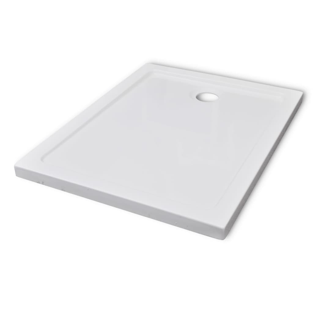 Suorakulmainen ABS suihkualusta 70 x 90 cm - Sisustajankoti.fi