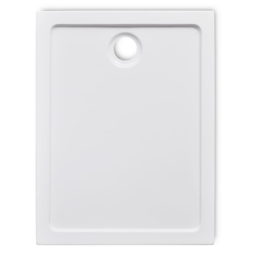 Suorakulmainen ABS suihkualusta 70 x 90 cm - Sisustajankoti.fi