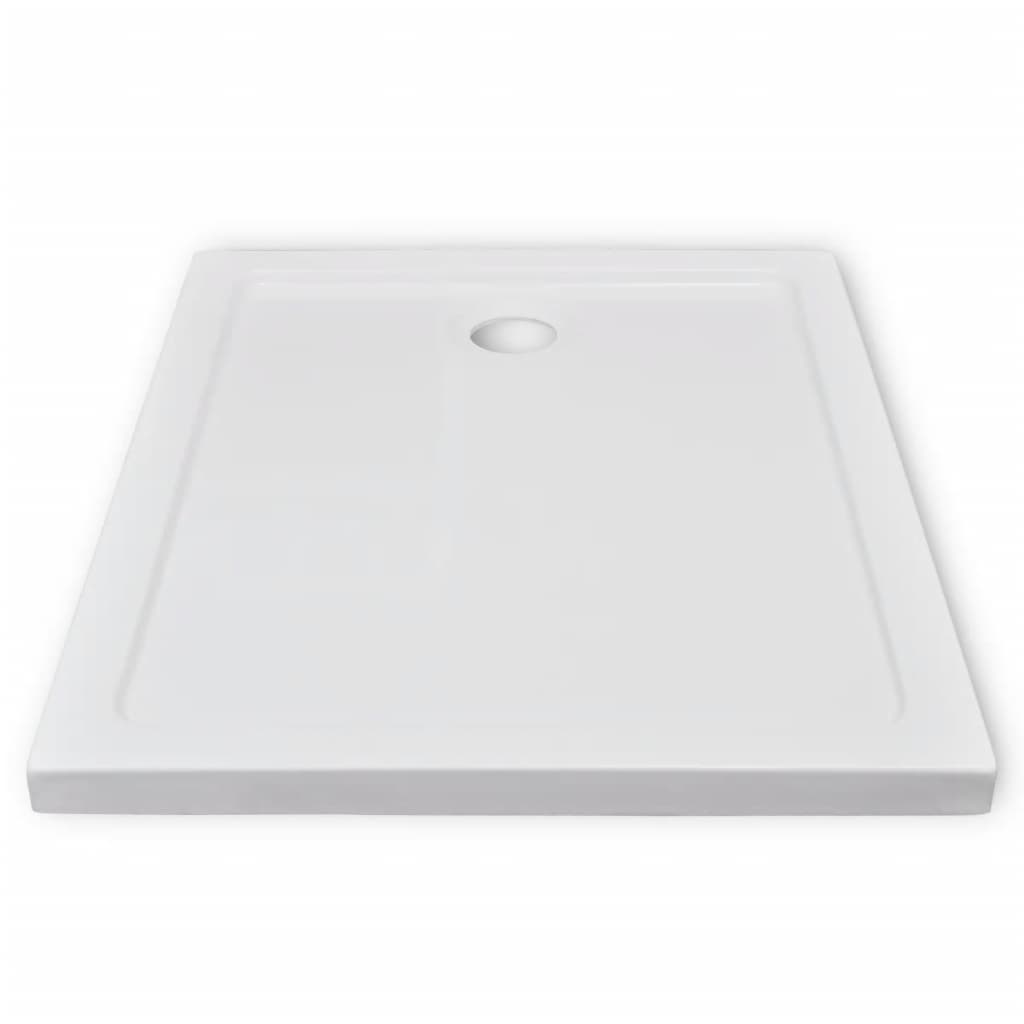 Suorakulmainen ABS suihkualusta 70 x 90 cm - Sisustajankoti.fi