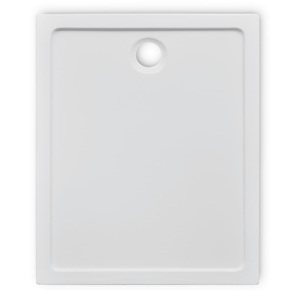 Suorakulmainen ABS suihkualusta 80 x 100 cm - Sisustajankoti.fi
