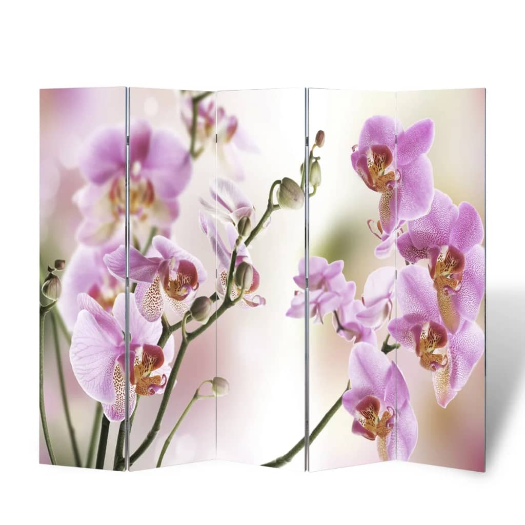 Taitettava tilanjakaja 200x170 cm kukka - Sisustajankoti.fi