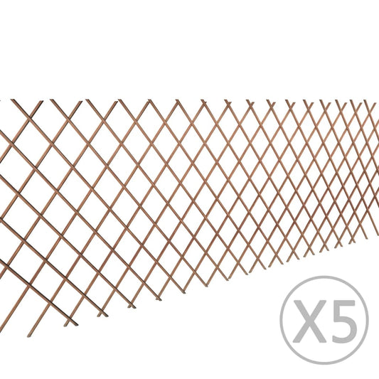 Pajusäleikköaita 5 kpl 180x90 cm - Sisustajankoti.fi