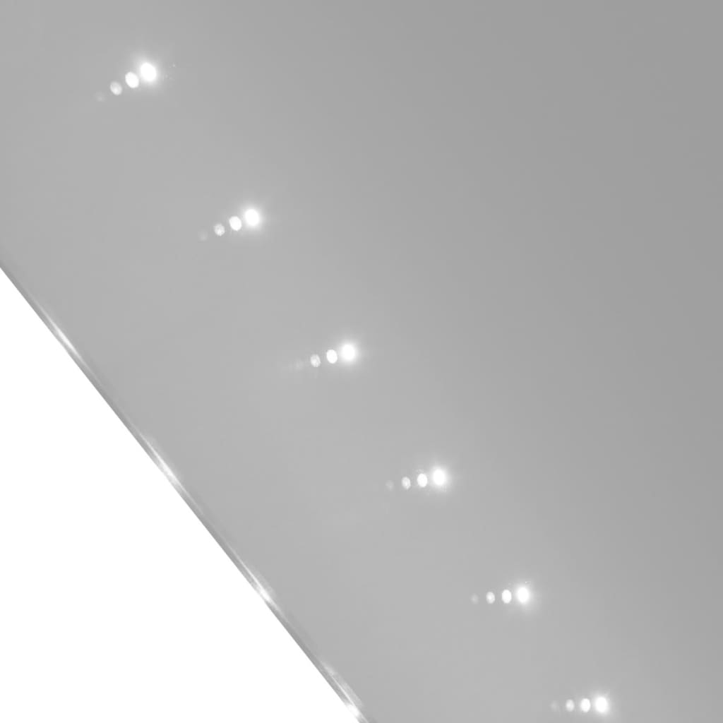 Kylpyhuoneen peili LED-valoilla 100 x 60 cm - Sisustajankoti.fi