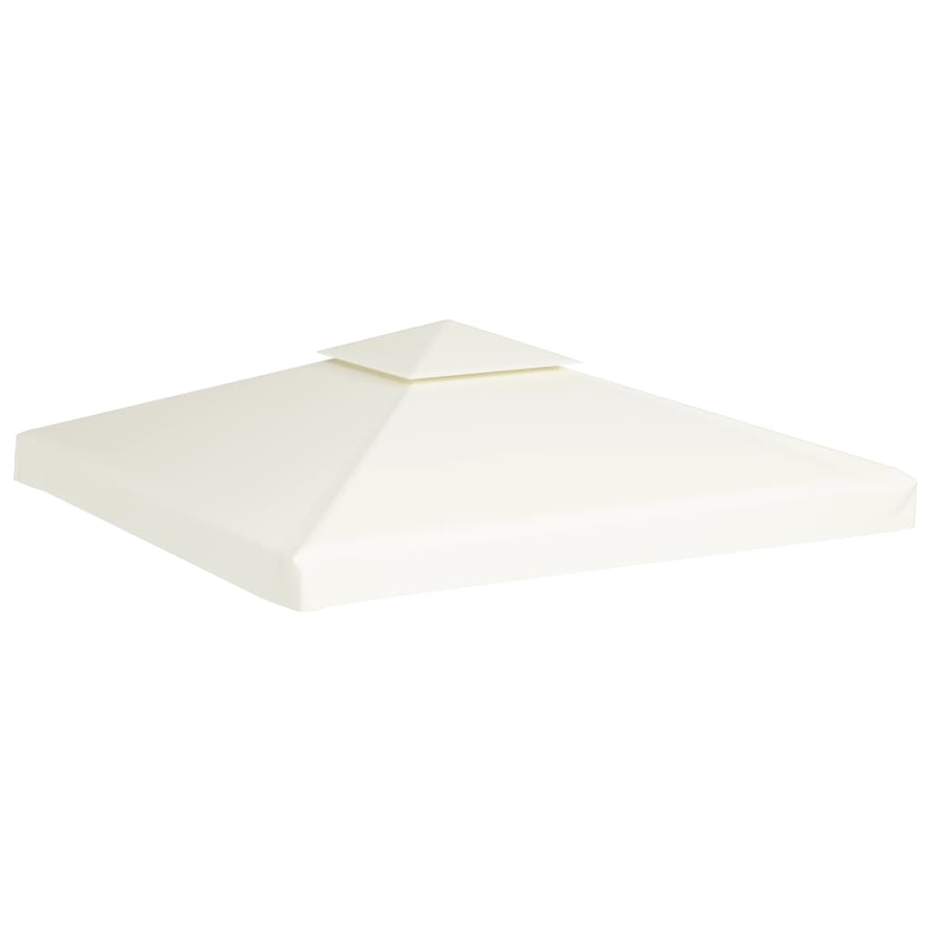 Huvimajan vaihtokatto 310 g/m² Kermanvalkoinen 3 x 3 m - Sisustajankoti.fi