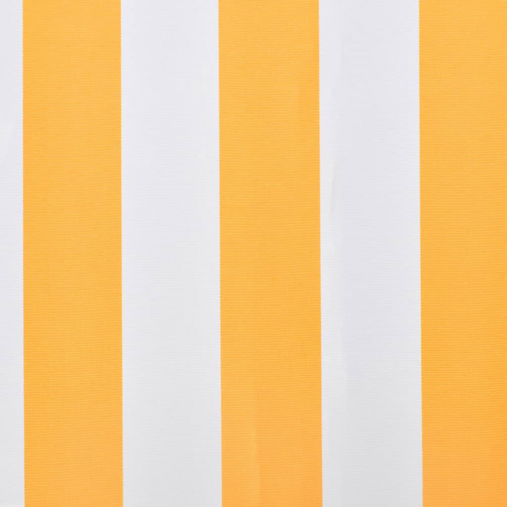 Markiisi-/aurinkovarjo auringonkukan keltainen/valkoinen 3x2,5m - Sisustajankoti.fi