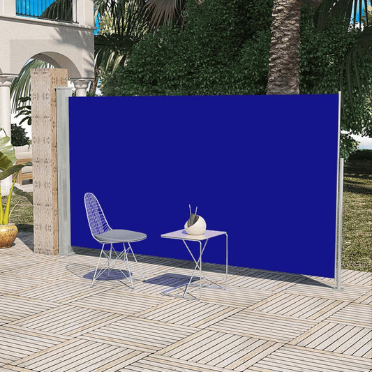 Sivumarkiisi terassille 160 x 300 cm Sininen - Sisustajankoti.fi
