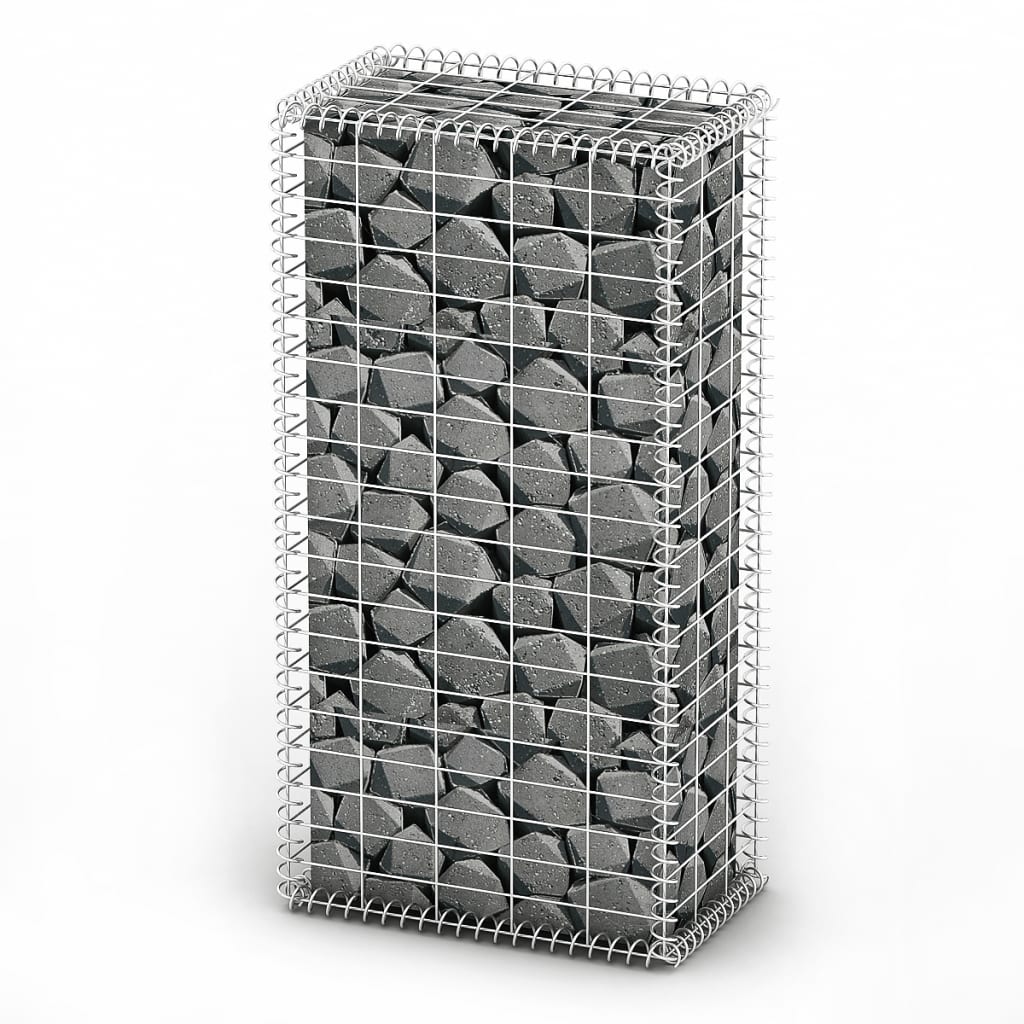 Gabion/kivikori kansilla galvanoitu vaijeri 100x50x30 cm - Sisustajankoti.fi
