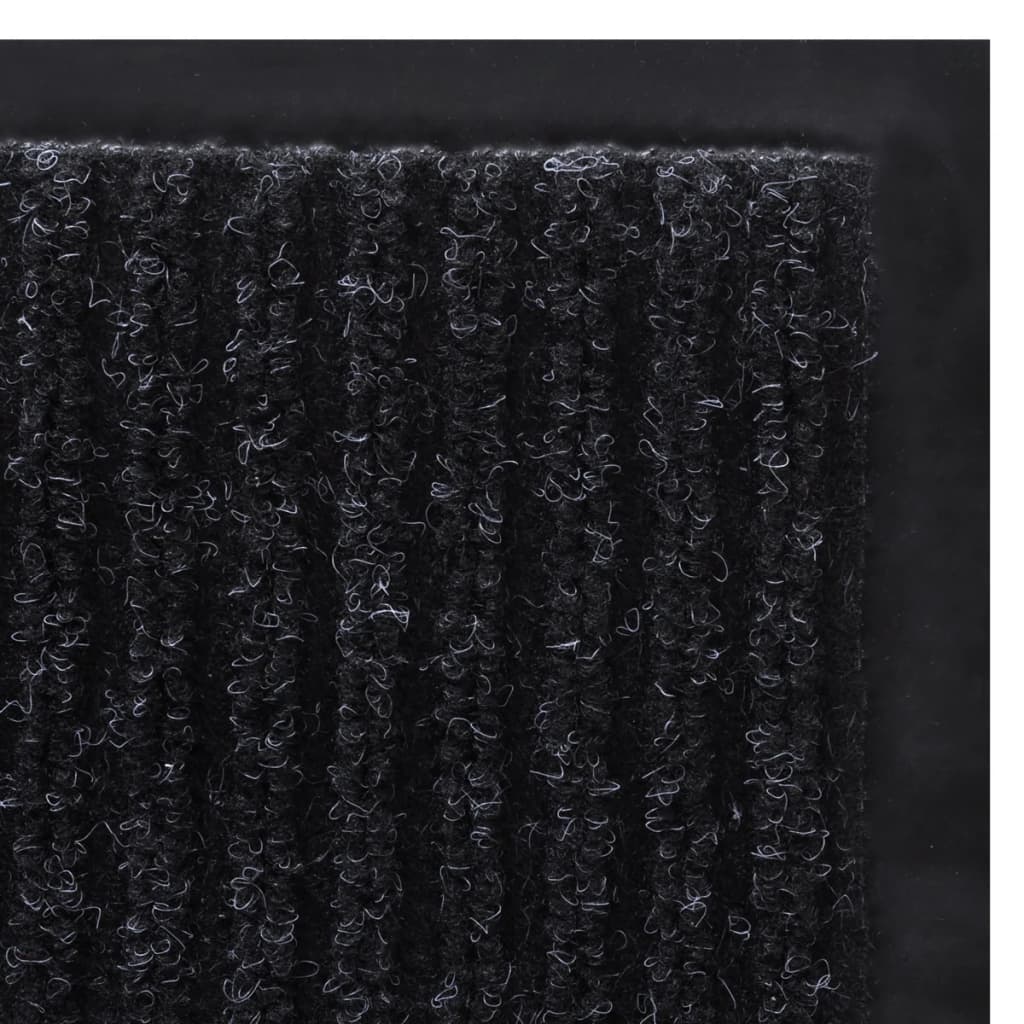 Musta PVC Ovimatto 90 x 60 cm - Sisustajankoti.fi