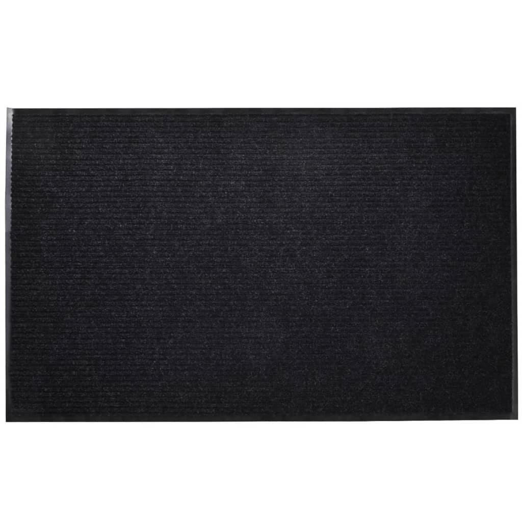 Musta PVC Ovimatto 90 x 150 cm - Sisustajankoti.fi