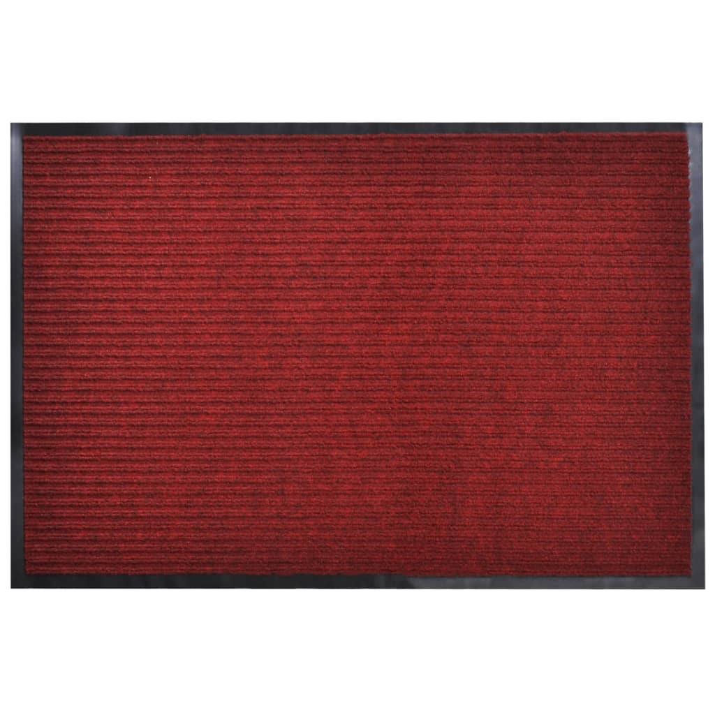 Punainen PVC Ovimatto 90 x 120 cm - Sisustajankoti.fi