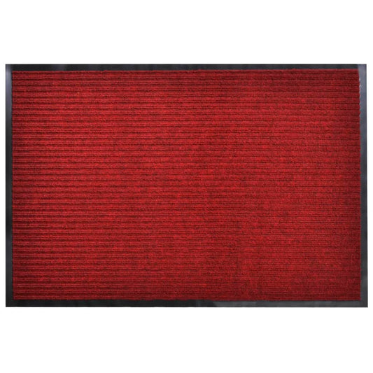 Punainen PVC Ovimatto 120 x 180 cm - Sisustajankoti.fi