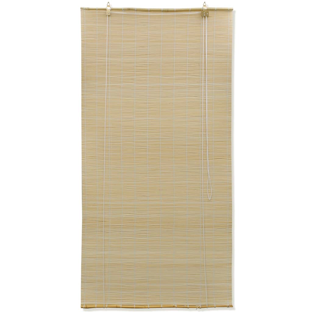 Luonnolliset bambu rullaverhot 80 x 160 cm - Sisustajankoti.fi