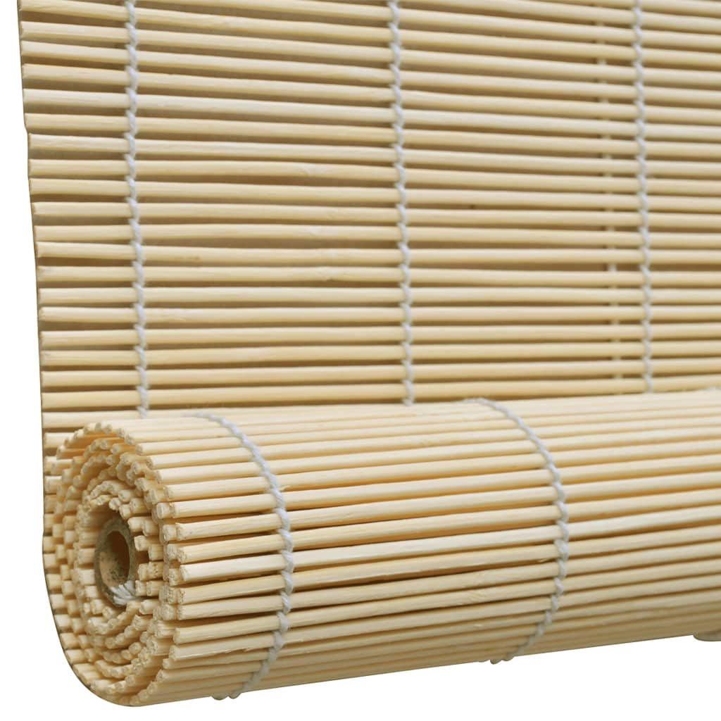 Luonnolliset bambu rullaverhot 80 x 160 cm - Sisustajankoti.fi