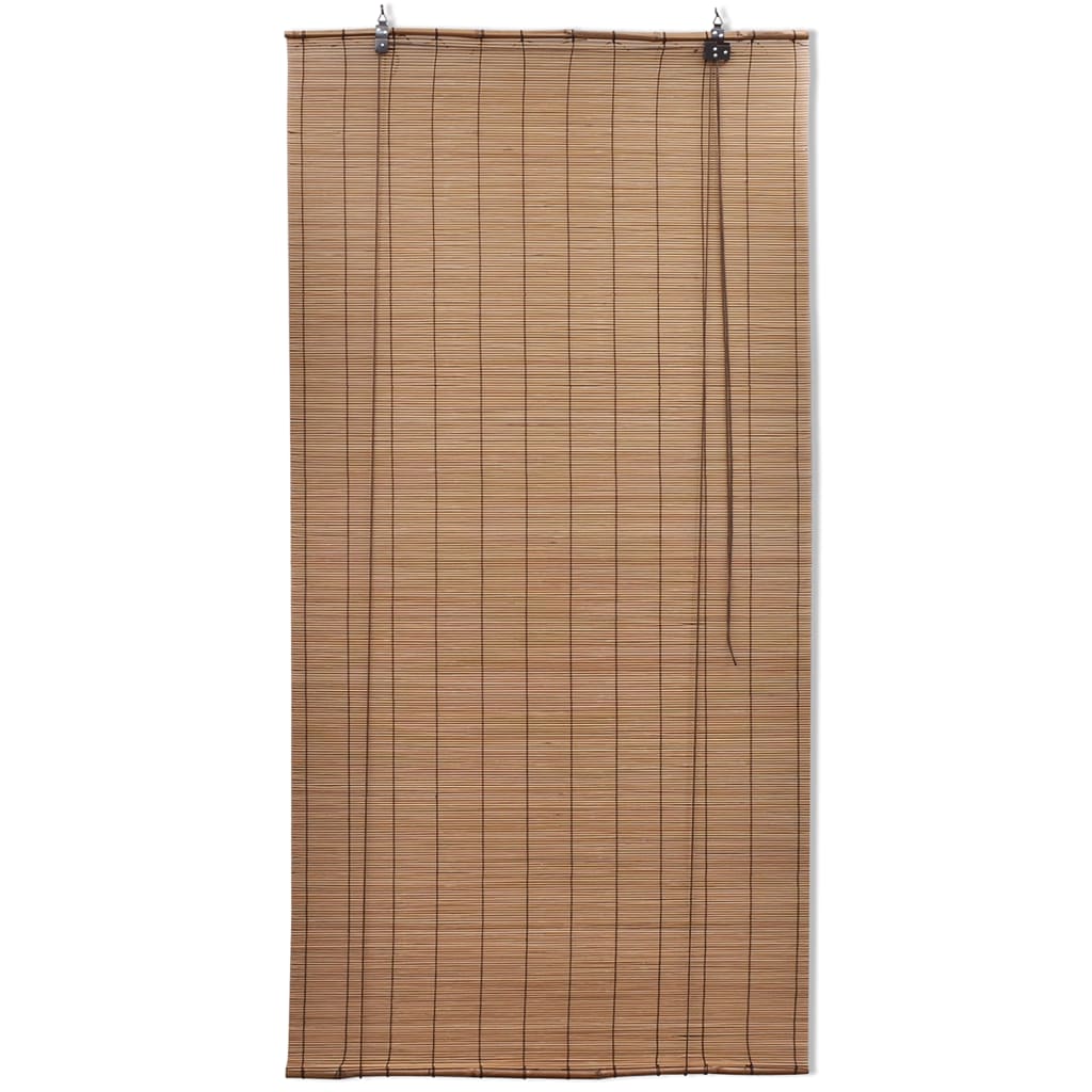 Ruskeat bambu rullaverhot 150 x 220 cm - Sisustajankoti.fi