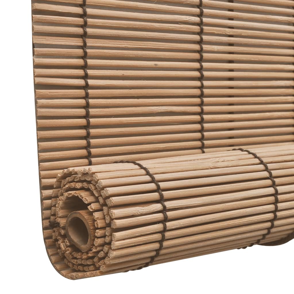 Ruskeat bambu rullaverhot 150 x 220 cm - Sisustajankoti.fi