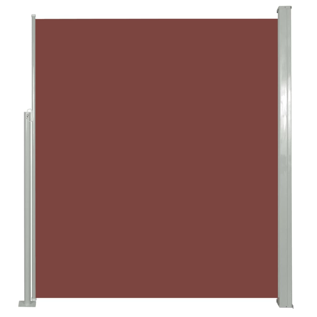 Sivumarkiisi terassille 160 x 300 cm ruskea - Sisustajankoti.fi
