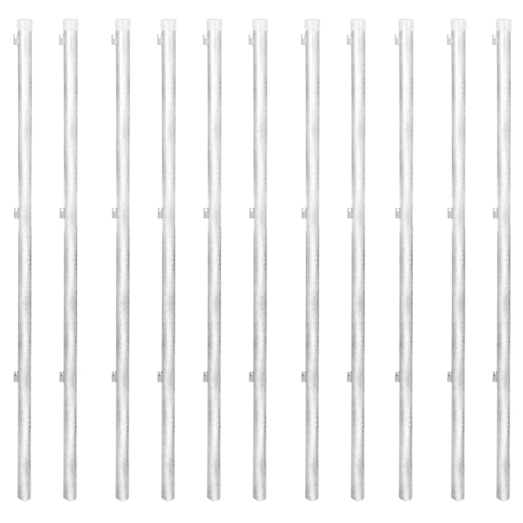 Verkkoaita tolpilla piikeillä galvanoitu teräs 25x1,25 m - Sisustajankoti.fi