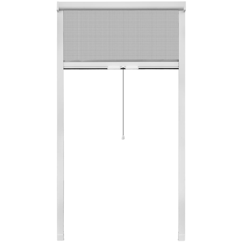 Valkoinen Alasrullattava Hyönteisverho Ikkunaan 100 x 170 cm - Sisustajankoti.fi