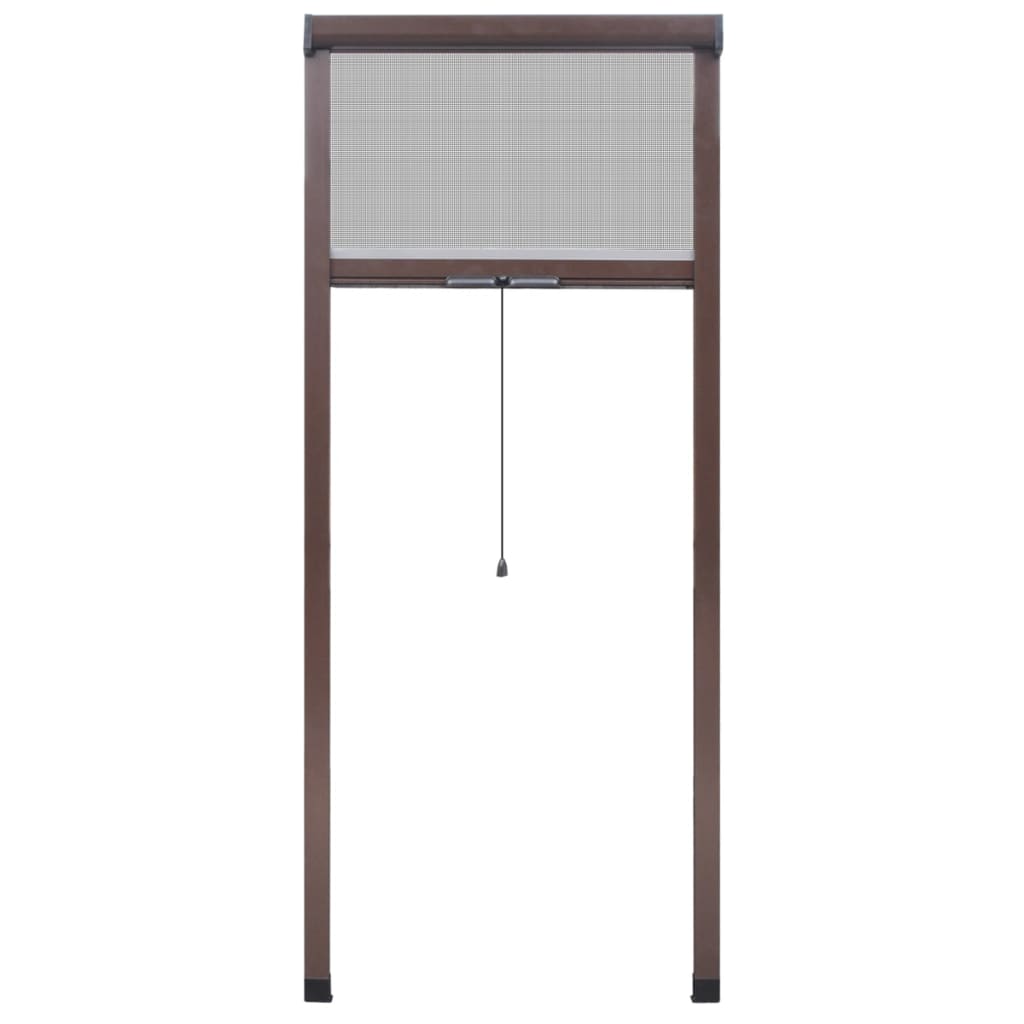 Ruskea Alas rullattava hyönteisverkko ikkunaan 60 x 150 cm - Sisustajankoti.fi