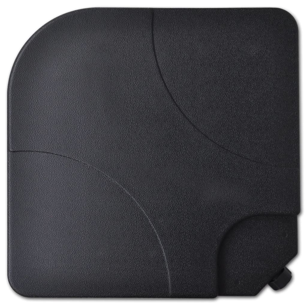 Alumiinirunkoinen Aurinkovarjo Kannettavalla Alustalla Valkoinen - Sisustajankoti.fi