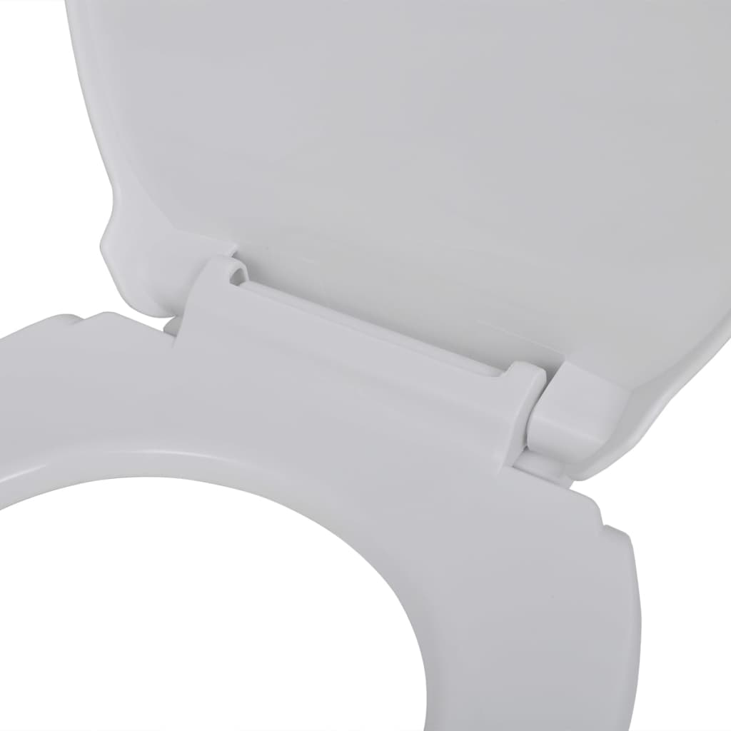 WC-istuin pehmeästi sulkeutuva Valkoinen Soikea - Sisustajankoti.fi