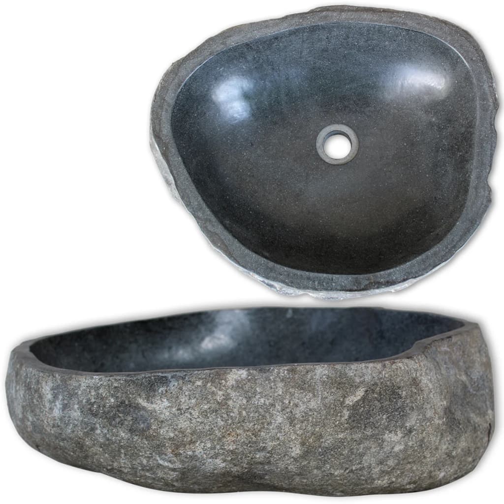 Pesuallas jokikivi Ovaali 30-37 cm - Sisustajankoti.fi