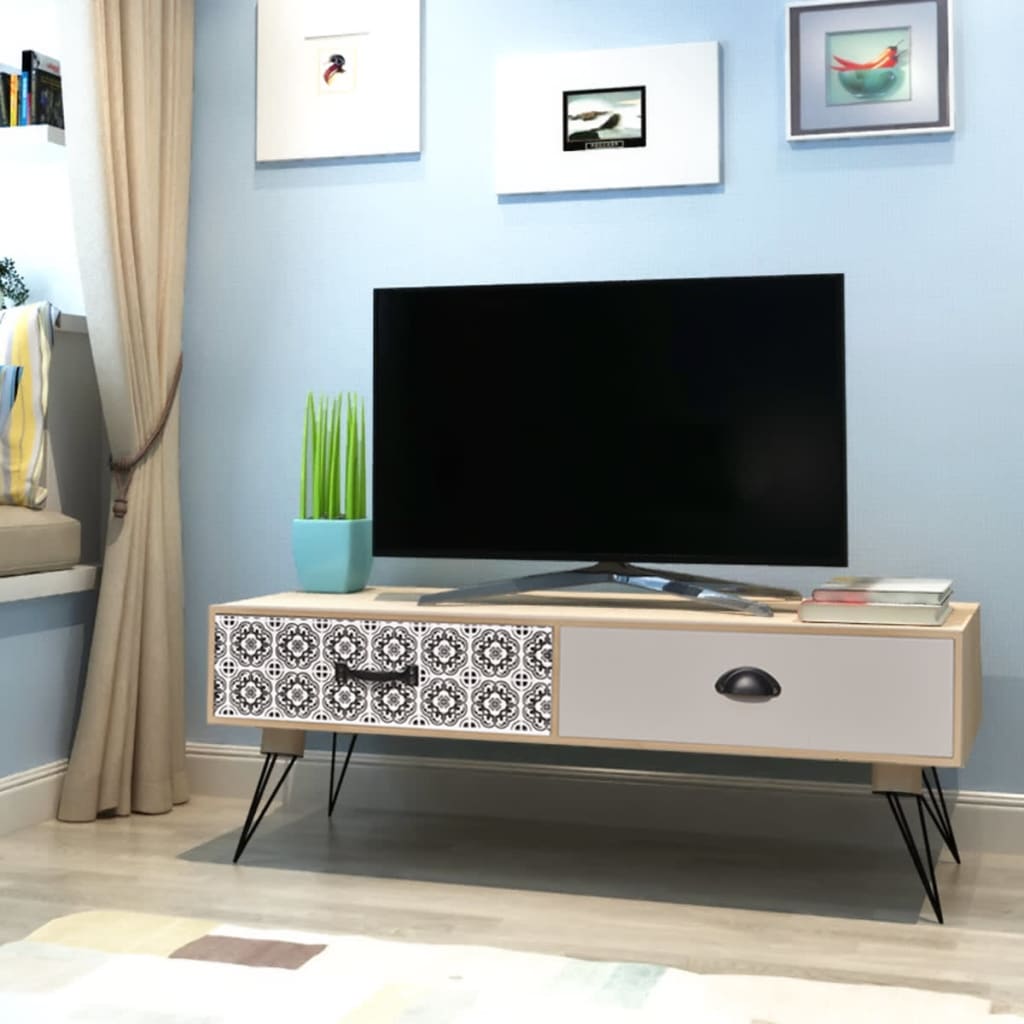 TV Sivupöytä 100x40x35 cm Ruskea - Sisustajankoti.fi