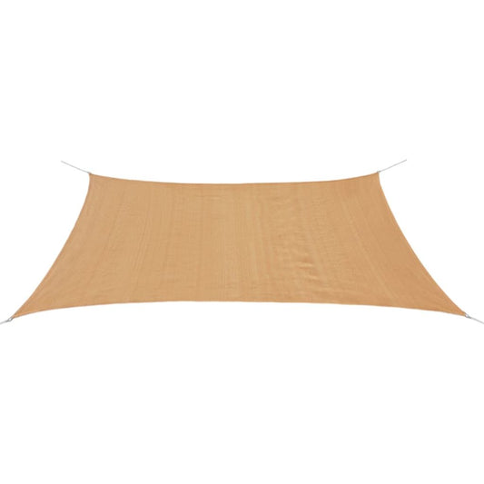 Päivänvarjo Purje HDPE Suorakulmainen 2x4 m Beige - Sisustajankoti.fi