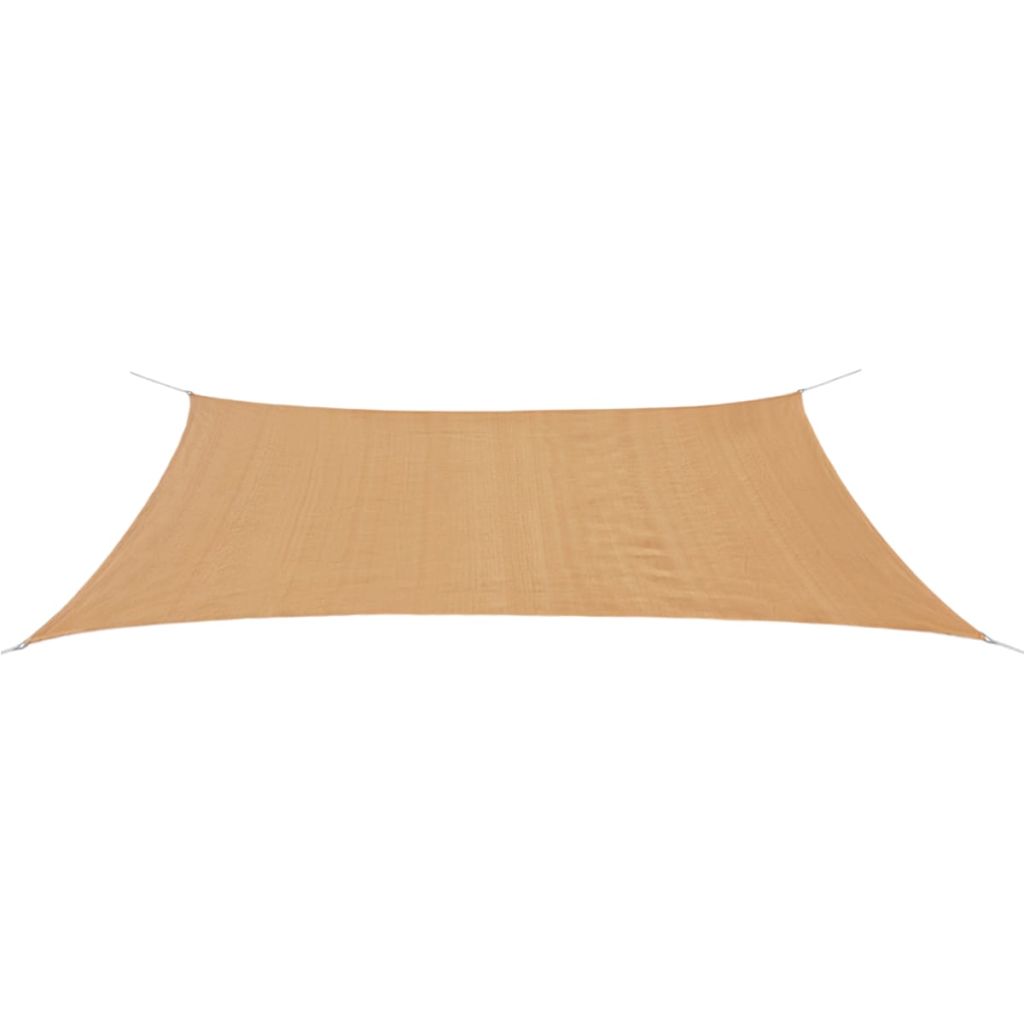 Päivänvarjo Purje HDPE Suorakulmainen 4x6 m Beige - Sisustajankoti.fi