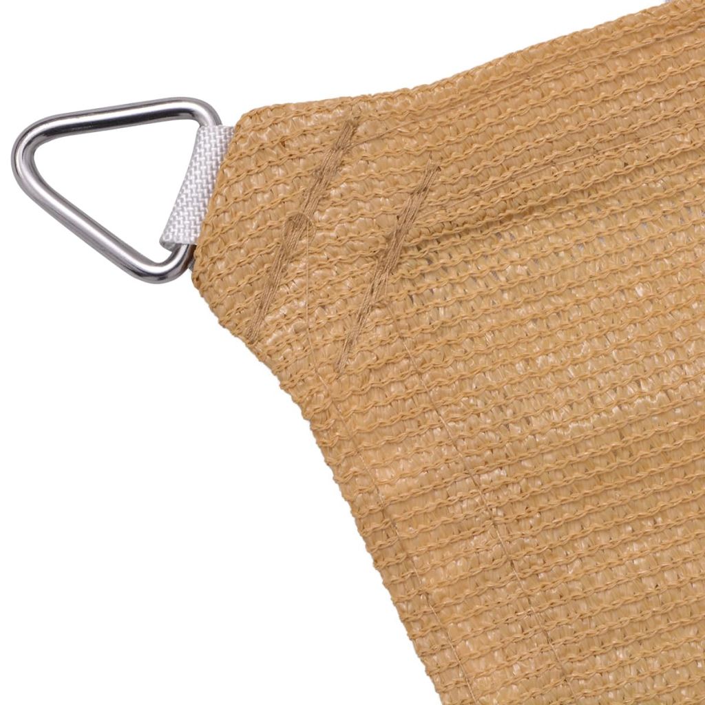 Päivänvarjo Purje HDPE Suorakulmainen 4x6 m Beige - Sisustajankoti.fi