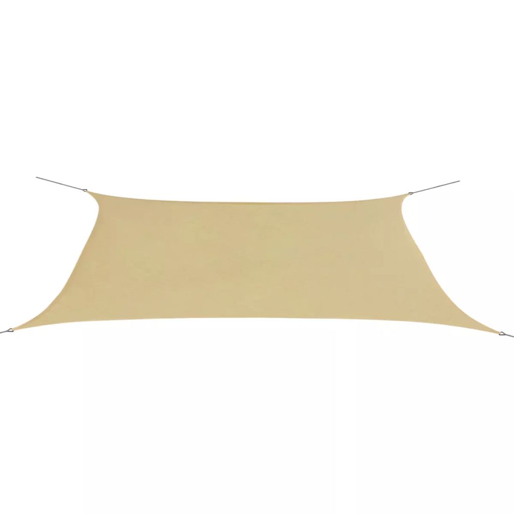Aurinkopurje Oxford-kangas suorakaide 4x6 m Beige - Sisustajankoti.fi