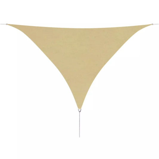 Aurinkopurje Oxford-kangas kolmio 3,6x3,6x3,6 m Beige - Sisustajankoti.fi