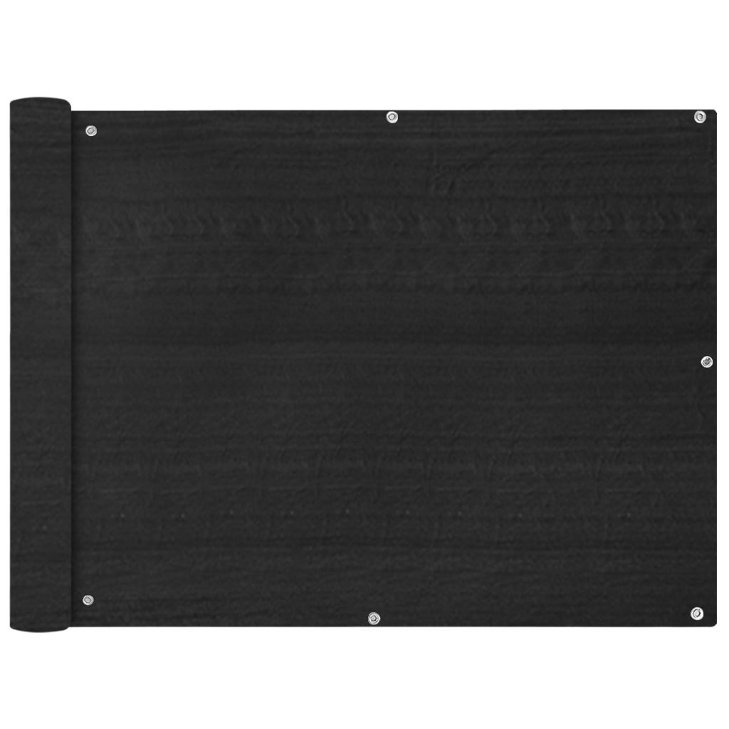 Parvekkeen Suoja HDPE 90x400 cm Antrasiitti - Sisustajankoti.fi