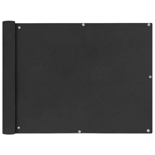 Parvekkeen Suoja Oxford Kangas 90x400 cm Antrasiitti - Sisustajankoti.fi