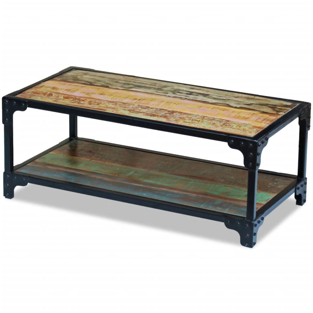 Sohvapöytä kierrätetty massiivipuu - Sisustajankoti.fi