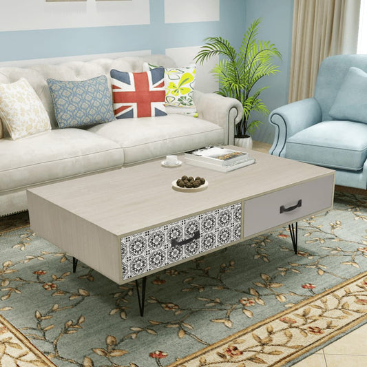 Kahvipöytä 100x60x35 cm Beige - Sisustajankoti.fi