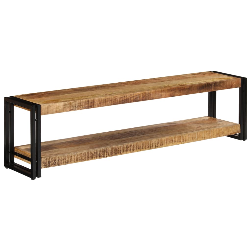 TV-taso 150x30x40 cm kiinteä mangopuu - Sisustajankoti.fi