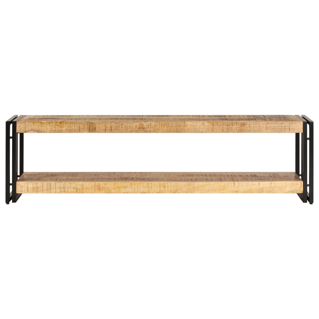 TV-taso 150x30x40 cm kiinteä mangopuu - Sisustajankoti.fi