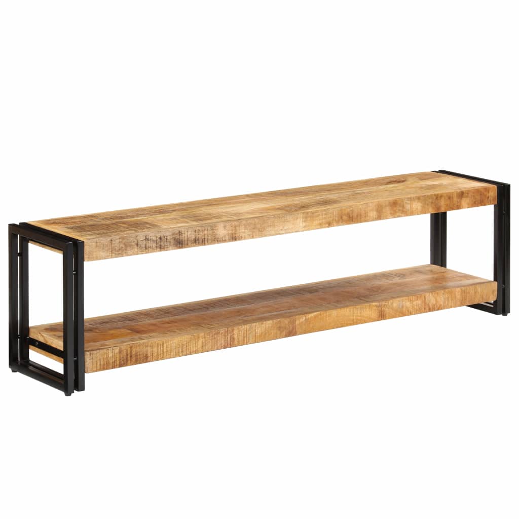 TV-taso 150x30x40 cm kiinteä mangopuu - Sisustajankoti.fi