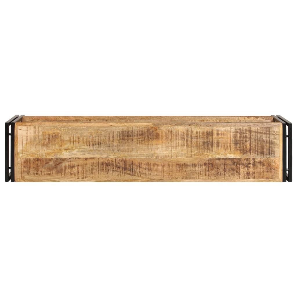 TV-taso 150x30x40 cm kiinteä mangopuu - Sisustajankoti.fi