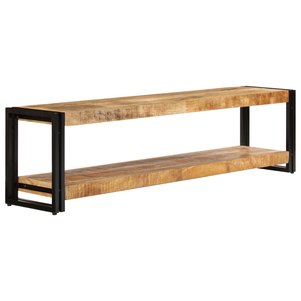 TV-taso 150x30x40 cm kiinteä mangopuu - Sisustajankoti.fi
